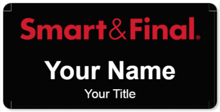 Custom name badges for Smart & Final