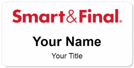 Custom name badges for Smart & Final