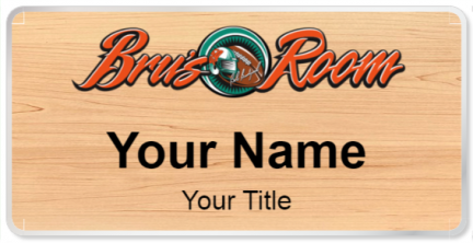 Custom name badges for Brus Room