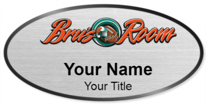 Custom name badges for Brus Room