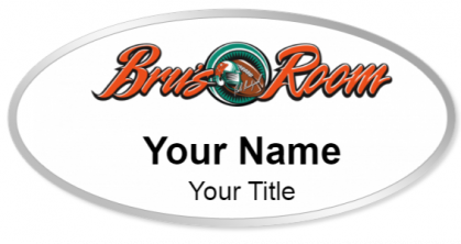 Custom name badges for Brus Room