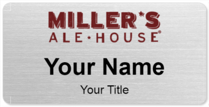 Custom name badges for Millers Ale House