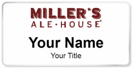 Custom name badges for Millers Ale House