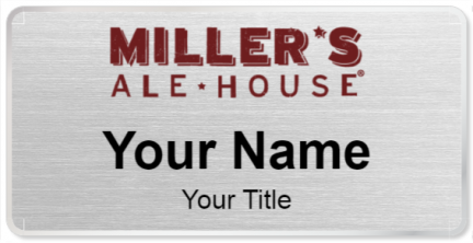 Custom name badges for Millers Ale House