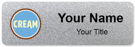 Custom name badges for Cream Ice Cream