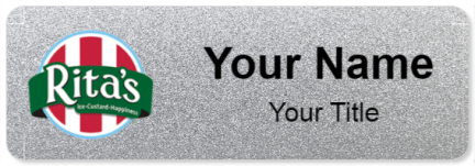 Custom name badges for Ritas Ice