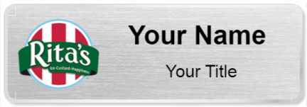 Custom name badges for Ritas Ice