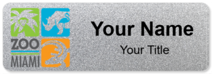 Custom name badges for Zoo Miami