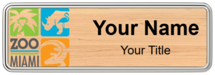 Custom name badges for Zoo Miami