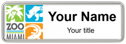 Custom name badges for Zoo Miami