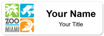 Custom name badges for Zoo Miami