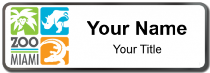 Custom name badges for Zoo Miami