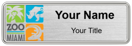 Custom name badges for Zoo Miami