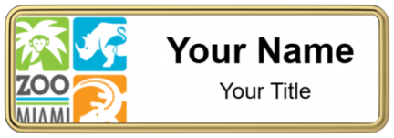 Custom name badges for Zoo Miami