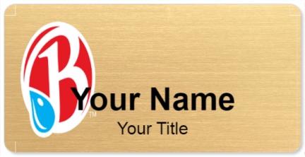 Custom name badges for Brooklyn Water Bagel