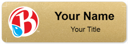 Custom name badges for Brooklyn Water Bagel