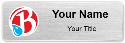 Custom name badges for Brooklyn Water Bagel