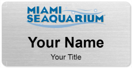 Custom name badges for Miami Seaquarium