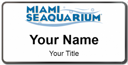 Custom name badges for Miami Seaquarium