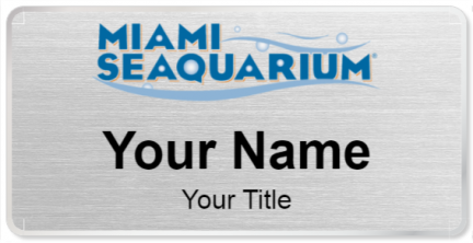 Custom name badges for Miami Seaquarium