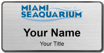 Custom name badges for Miami Seaquarium