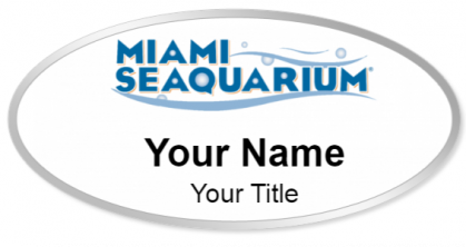 Custom name badges for Miami Seaquarium