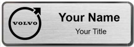 Custom name badges for Volvo