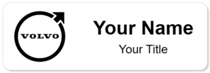 Custom name badges for Volvo