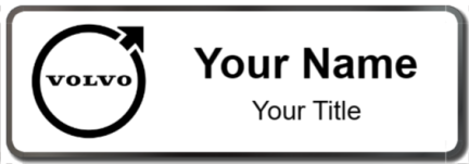 Custom name badges for Volvo