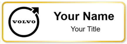 Custom name badges for Volvo