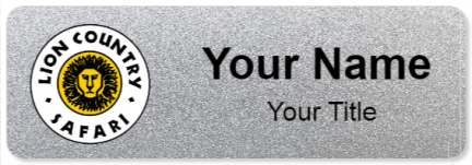 Custom name badges for Lion Country Safari