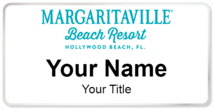 Custom name badges for Margaritaville Hollywood Beach Resort