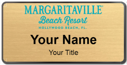 Custom name badges for Margaritaville Hollywood Beach Resort