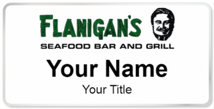 Custom name badges for Flanigans Seafood Bar and Grill
