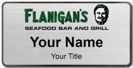 Custom name badges for Flanigans Seafood Bar and Grill