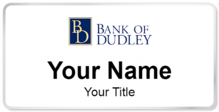 Custom name badges for Bank Of Dudley