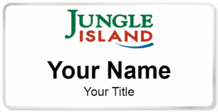 Custom name badges for Jungle Island