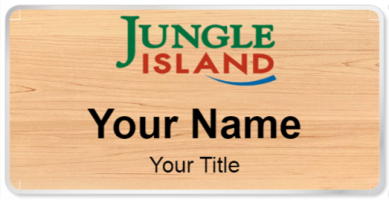 Custom name badges for Jungle Island