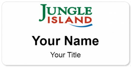 Custom name badges for Jungle Island