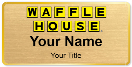 Custom name badges for Waffle House