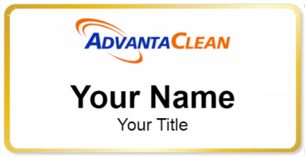 Custom name badges for AdvantaClean