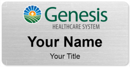 Custom name badges for Genesis Healthcare Systems