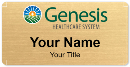 Custom name badges for Genesis Healthcare Systems