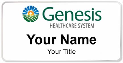 Custom name badges for Genesis Healthcare Systems