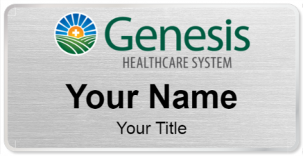 Custom name badges for Genesis Healthcare Systems