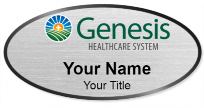 Custom name badges for Genesis Healthcare Systems