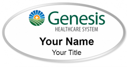 Custom name badges for Genesis Healthcare Systems
