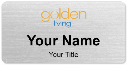 Custom name badges for Golden Living