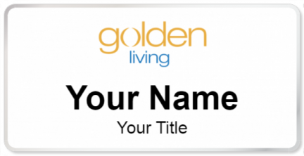 Custom name badges for Golden Living