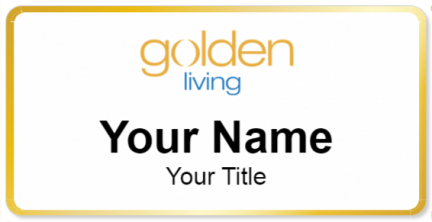 Custom name badges for Golden Living